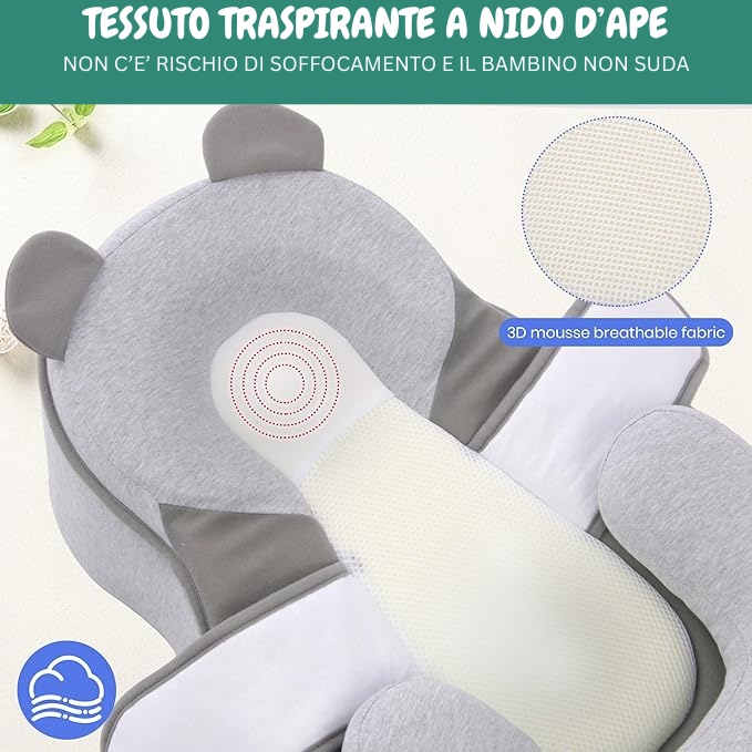 CullaSafe - Lettino Neonatale Anti-Reflusso